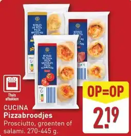 ALDI Pizzabroodjes aanbieding