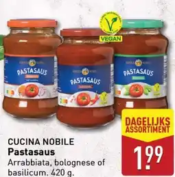 ALDI Cucina nobile Pastasaus aanbieding