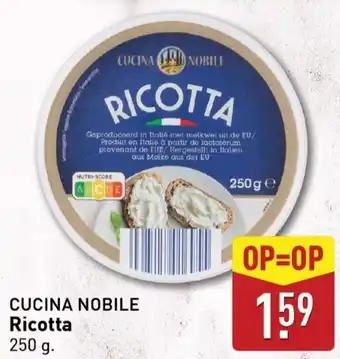 ALDI Ricotta aanbieding