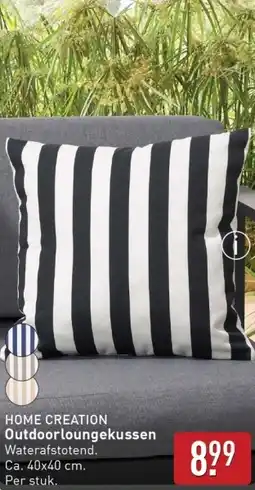 ALDI HOME CREATION Outdoorloungekussen aanbieding