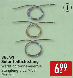 ALDI BELAVI Solar ledlichtslang aanbieding