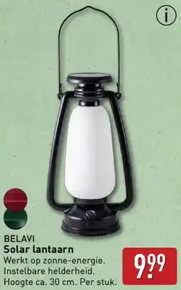 ALDI BELAVI Solar lantaarn aanbieding