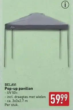 ALDI BELAVI Pop-up pavillon aanbieding