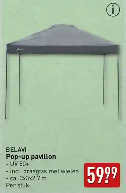 ALDI BELAVI Pop-up pavillon aanbieding