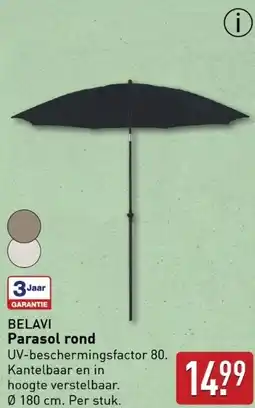 ALDI BELAVI Parasol rond aanbieding