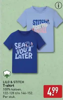 ALDI LILO & STITCH T-shirt aanbieding