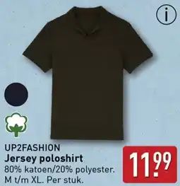 ALDI UP2FASHION Jersey poloshirt aanbieding