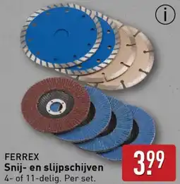 ALDI FERREX Snij en slijpschijven aanbieding