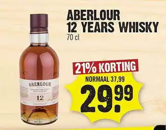 Dirk Aberlour 12 Years Whisky 21% Korting aanbieding