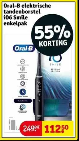 Kruidvat Oral-B elektrische tandenborstel 106 Smile enkelpak aanbieding