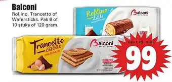 Dirk Balconi Rollino, Trancetto Of Wafersticks aanbieding