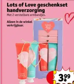 Kruidvat Lots of Love geschenkset handverzorging aanbieding