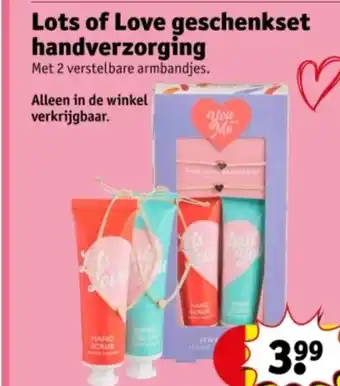 Kruidvat Lots of Love geschenkset handverzorging aanbieding