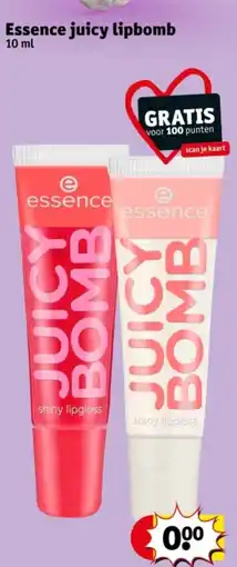 Kruidvat Essence juicy lipbomb aanbieding