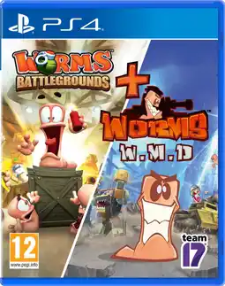 Bol.com Team17 Worms Battlegrounds + Worms WMD Double Pack Bundle Meertalig PlayStation 4 aanbieding