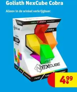 Kruidvat Goliath NexCube Cobra aanbieding