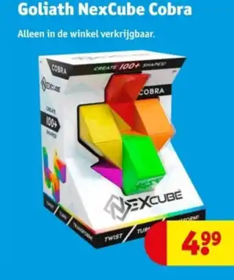 Kruidvat Goliath NexCube Cobra aanbieding