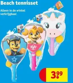 Kruidvat Beach tennisset aanbieding
