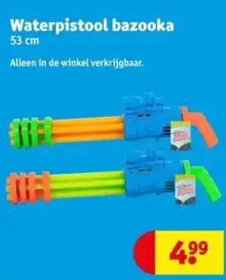 Kruidvat Waterpistool bazooka aanbieding