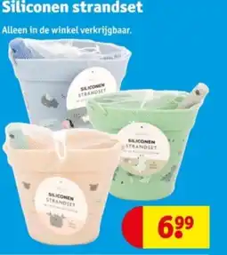 Kruidvat Siliconen strandset aanbieding