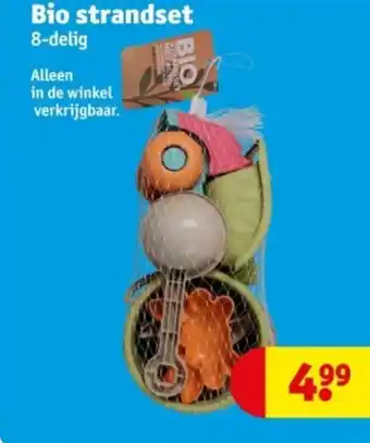 Kruidvat Bio strandset aanbieding