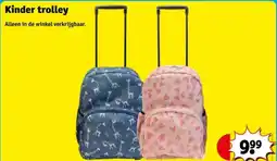 Kruidvat Kinder trolley aanbieding