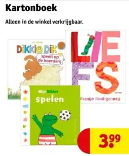 Kruidvat Kartonboek aanbieding