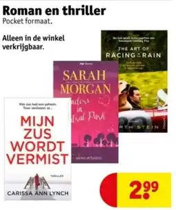 Kruidvat Roman en thriller aanbieding