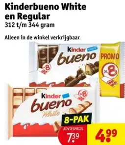 Kruidvat Kinderbueno White en Regular aanbieding