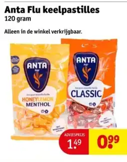 Kruidvat Anta Flu keelpastilles aanbieding