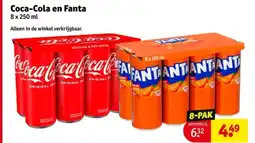 Kruidvat Coca-Cola en Fanta aanbieding