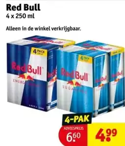 Kruidvat Red Bull aanbieding
