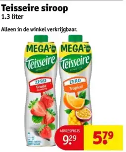 Kruidvat Teisseire siroop aanbieding