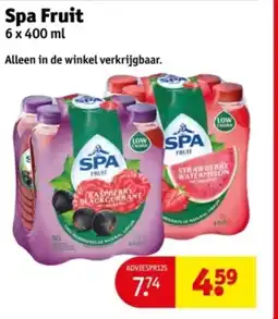 Kruidvat Spa Fruit aanbieding