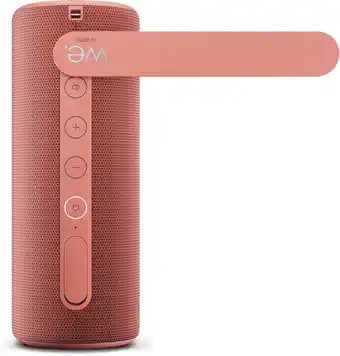 Bol.com We. by Loewe HEAR 1 - Draagbare Bluetooth Speaker - Koraalrood - 40 Watt - 14u afspeeltijd aanbieding