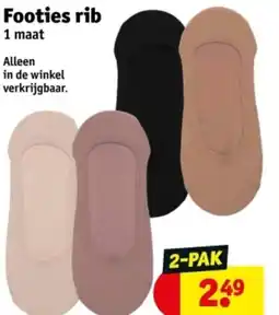 Kruidvat Footies rib aanbieding