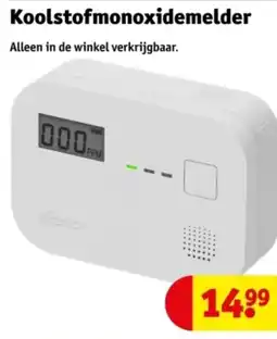 Kruidvat Koolstofmonoxidemelder aanbieding