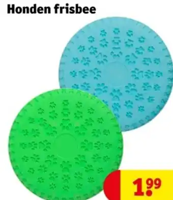Kruidvat Honden frisbee aanbieding