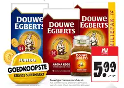 Jumbo Douwe Egberts aroma rood of decafé aanbieding