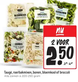 Jumbo Taugé, roerbakmixen, bonen, bloemkool of broccoli aanbieding
