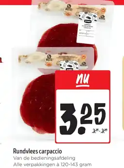 Jumbo Rundvlees carpaccio aanbieding