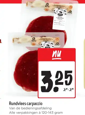 Jumbo Rundvlees carpaccio aanbieding