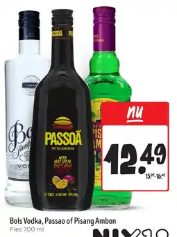 Jumbo Bols Vodka, Passao of Pisang Ambon aanbieding