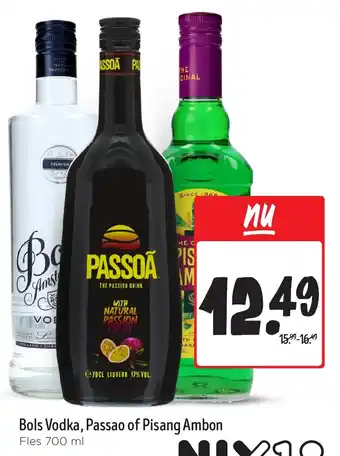 Jumbo Bols Vodka, Passao of Pisang Ambon aanbieding