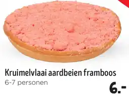Jumbo Kruimelvlaai aardbeien framboos aanbieding