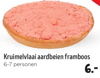Jumbo Kruimelvlaai aardbeien framboos aanbieding