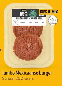 Jumbo Jumbo Mexicaanse burger aanbieding