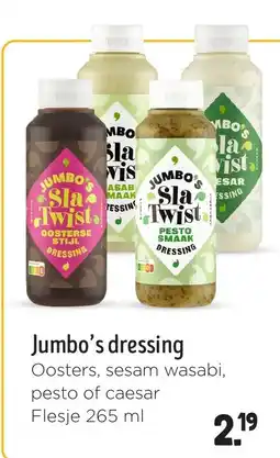 Jumbo Jumbo's dressing aanbieding