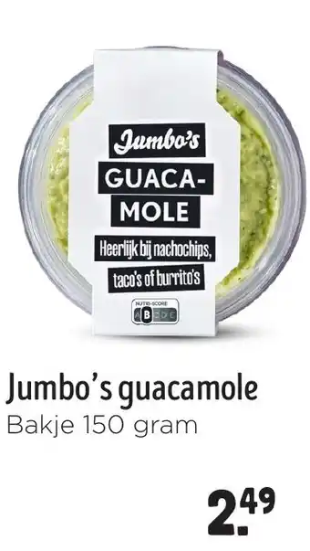 Jumbo Jumbo's guacamole aanbieding