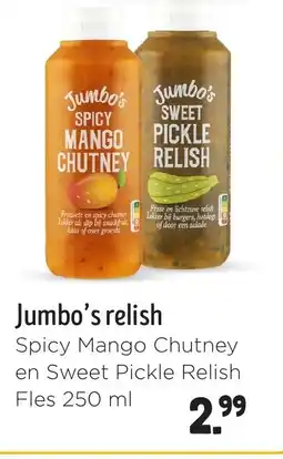 Jumbo Jumbo's relish aanbieding